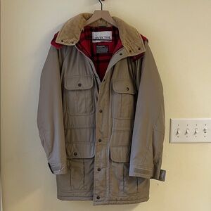 Pacific Trail Thinsulate 3M Vintage Parka Coat Men’s Plaid Lined 80s 90s